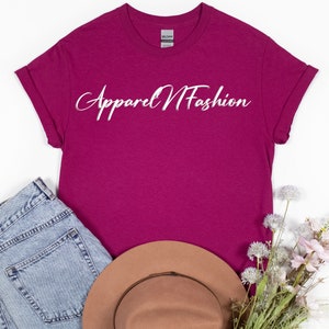Custom Gildan Heavy Cotton T Shirt, Personalized Gildan 5000 Shirt, Blank Gildan Unisex TShirt, Plain Gildan 5000 T Shirts