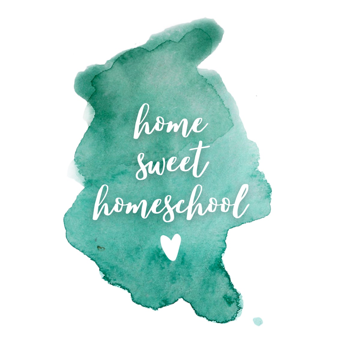 Home sweet homeschool 8x10 digital download homeschool decor | Etsy