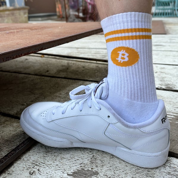 Chaussettes Bitcoin fabriquées au Portugal