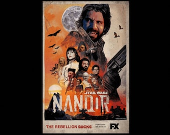 Póster de Nandor Andor - Star Wars + Lo que hacemos en las sombras (Mashup)