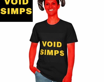 Void Simps Camiseta unisex 100% algodón