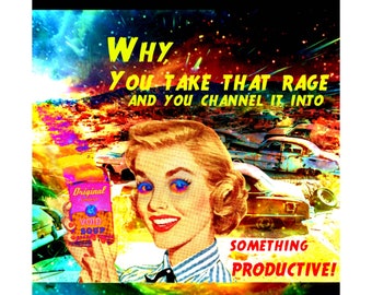 Pegatina de vinilo productiva