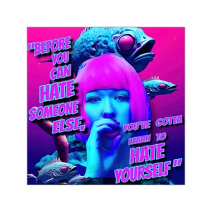 Hate Yourself Vinyl-Aufkleber