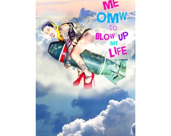 Explotar pegatina de vinilo