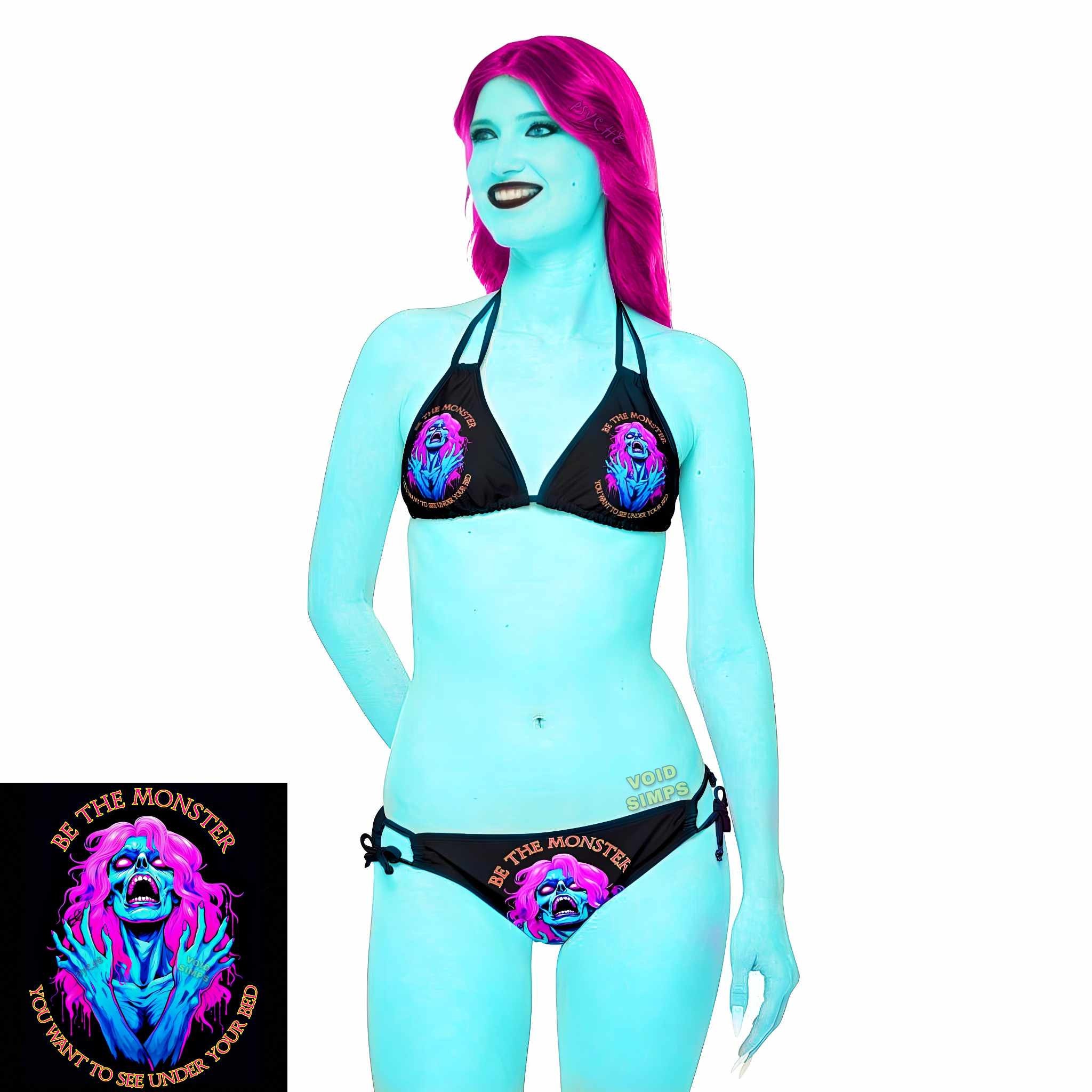 Horror Monster Swimsuit - Etsy