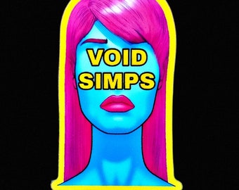 Pegatina de vinilo Psique Voidclops