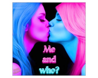 ¿Yo y quién? Pegatinas de vinilo