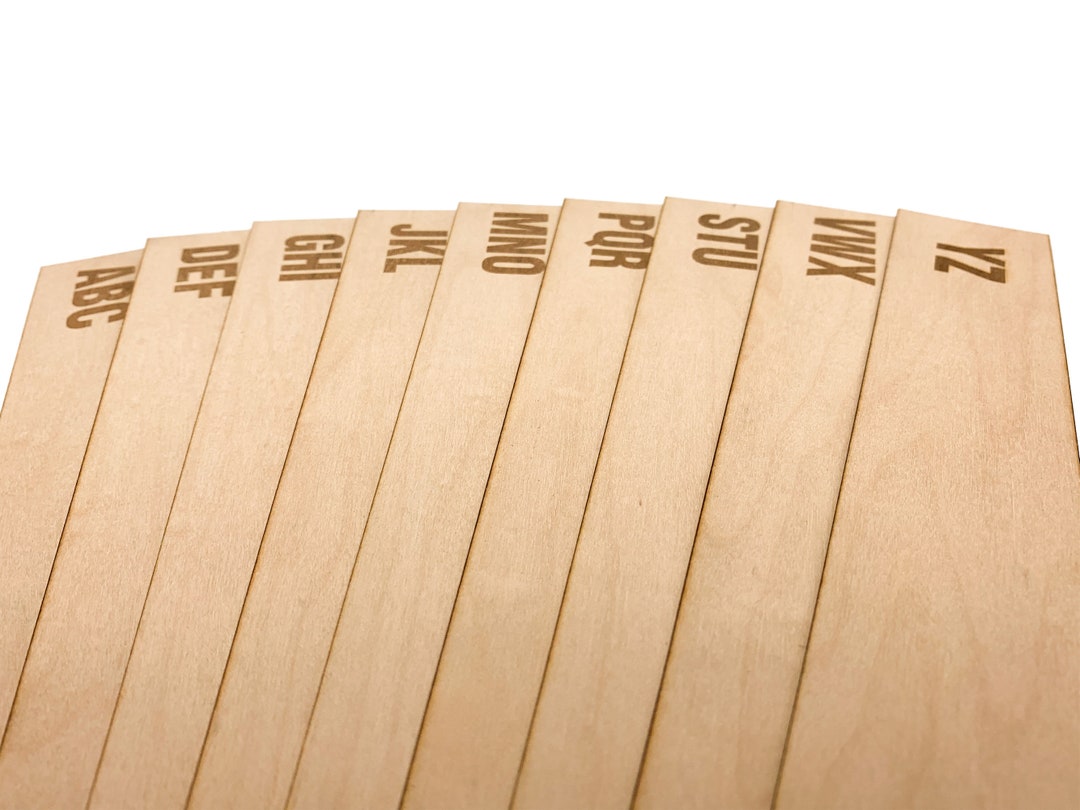 Handmade Maple Plywood Album Divider: Alphabetical Record Organizer - Etsy