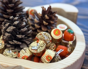 Rustic Pumpkin Serving Tray, Fall Table Decor, Halloween Decoration | Christmas