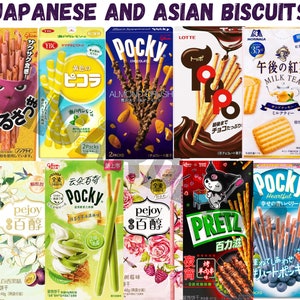 Japanese Asian Biscuits and Cookies | Pocky Pretz Toppo 30+ Options | Unique Special Asian Snacks | EASTER SALE