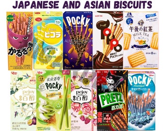 Japanese Asian Biscuits and Cookies | Pocky Pretz Toppo 30+ Options | Unique Special Asian Snacks | EASTER SALE