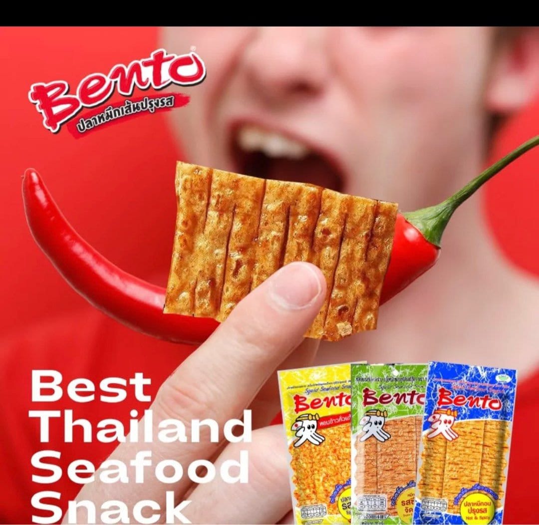 Squid Seafood Snack Unique Thai Bento Snack Exotic Best Asian Snack Tiktok  Viral Snacks New Year SALE 