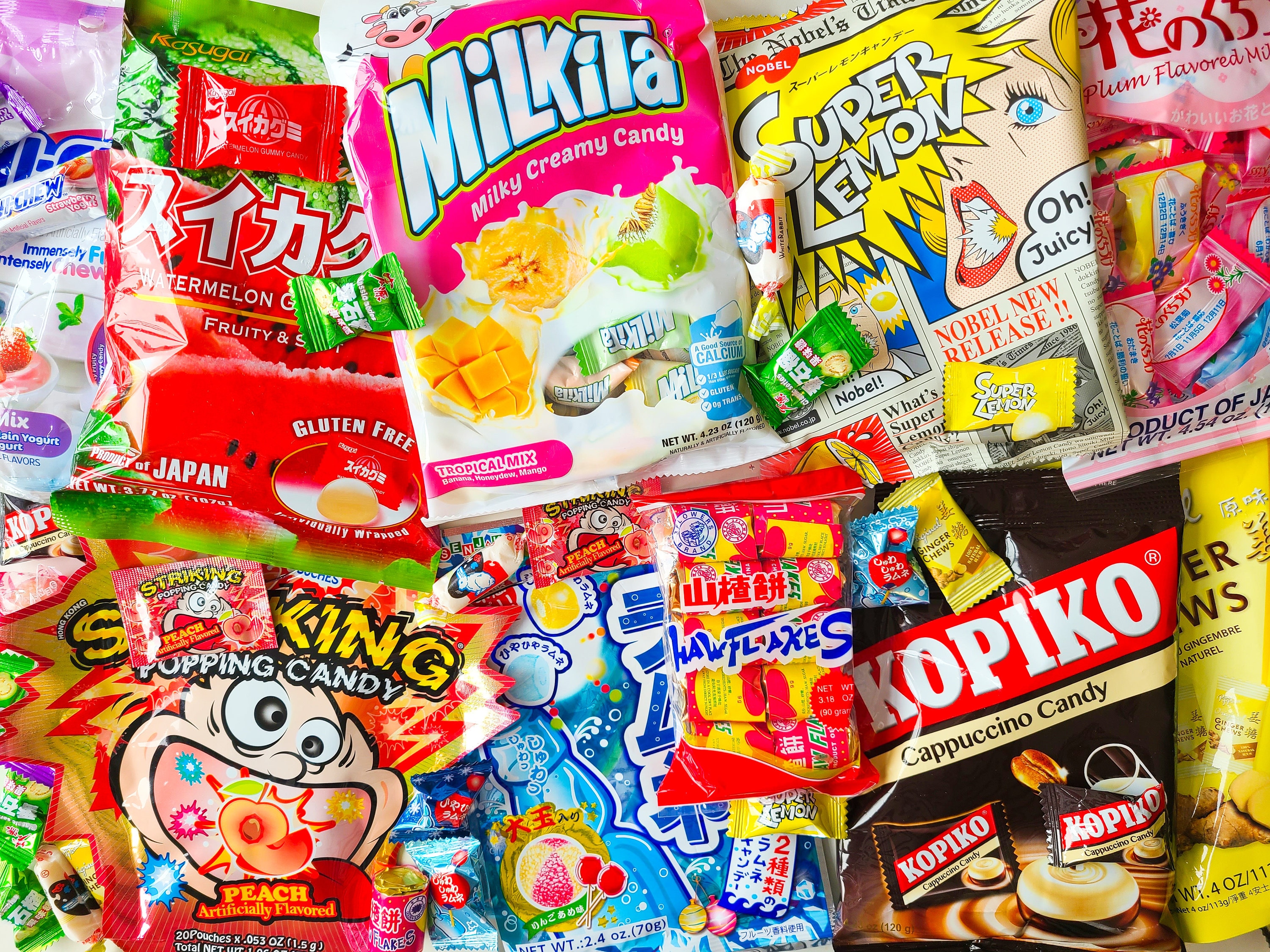 Asian Snack Box Hamper - Includes Japanese, Korean, Chinese Snacks and more