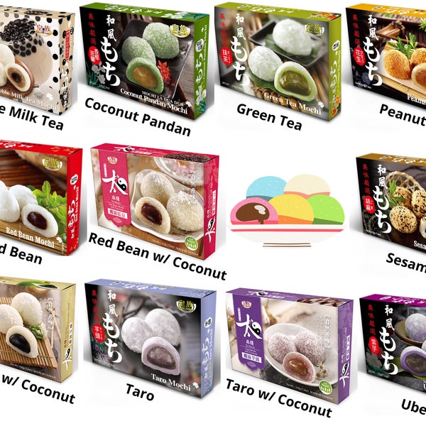 Mochi | Taiwanese Japanese Style Mochi Rice Cake | Many Flavors | EASTER SALE