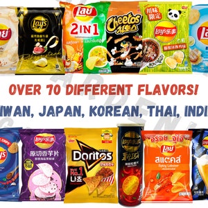 Rare Lays Cheetos Doritos Limited Editions | Exotic Special Asian Flavors | 80+ Options | Chinese Japanese Thai | Asian Chips | EASTER SALE