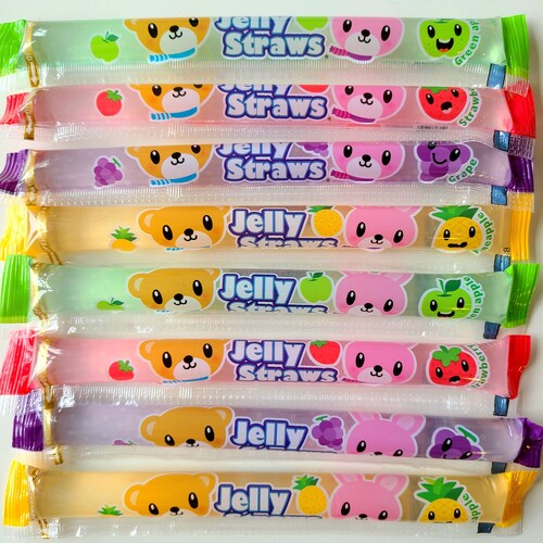 Asian Fruit Jelly Strips Yogurt Jelly Strips Tiktok Etsy