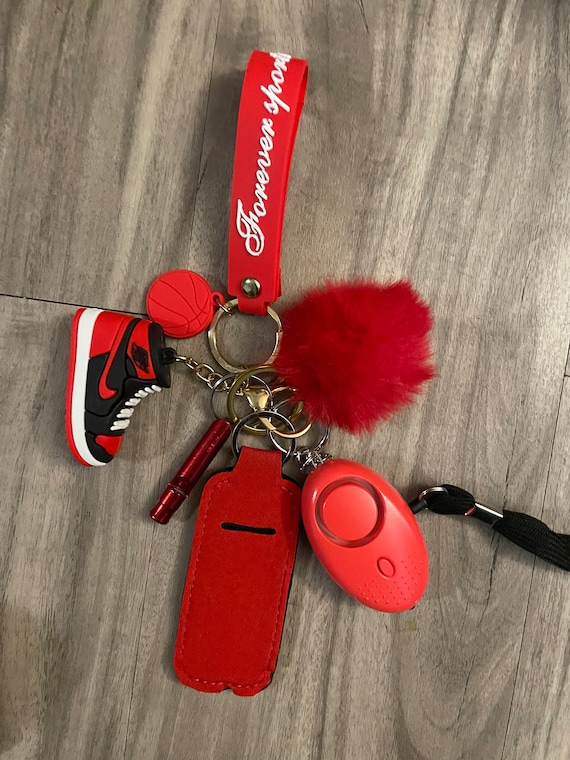 3D Jordan Shoe Safety Keychain -  Israel