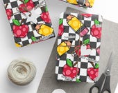 Personalized Teacher Wrapping Paper, Custom Teacher Gift Wrap, Apple Pencil School Gift Wrap, Thank You Teacher Wrapping Paper