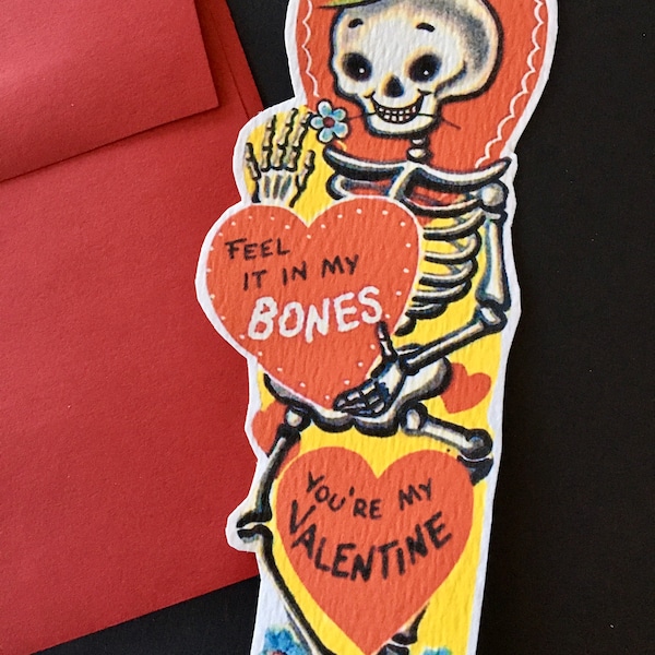 Skeleton Vintage Valentine
