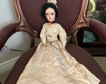 Antique Boudoir Doll 1920’s Original 28”