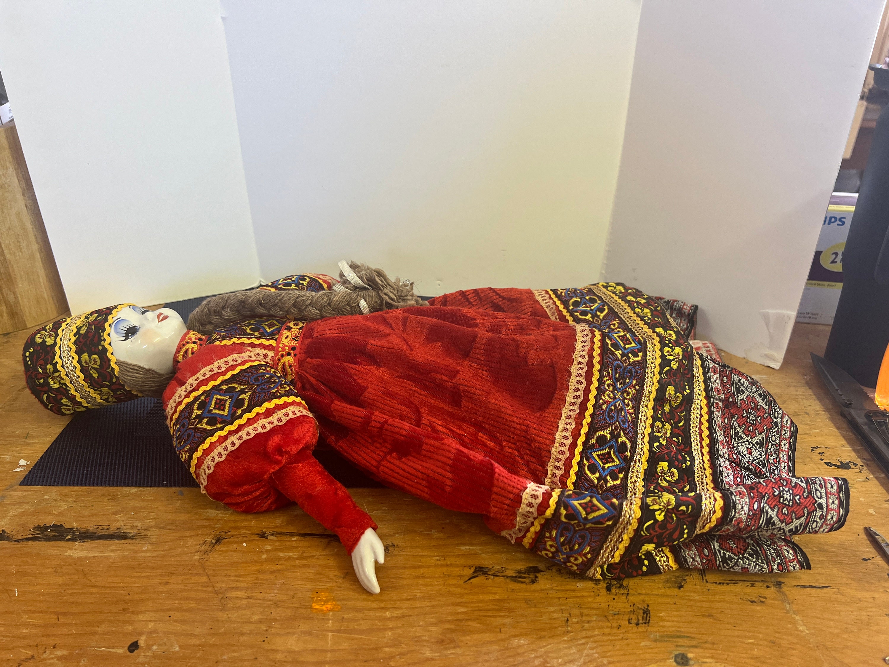 Russian Porcelain Doll 21” - Etsy