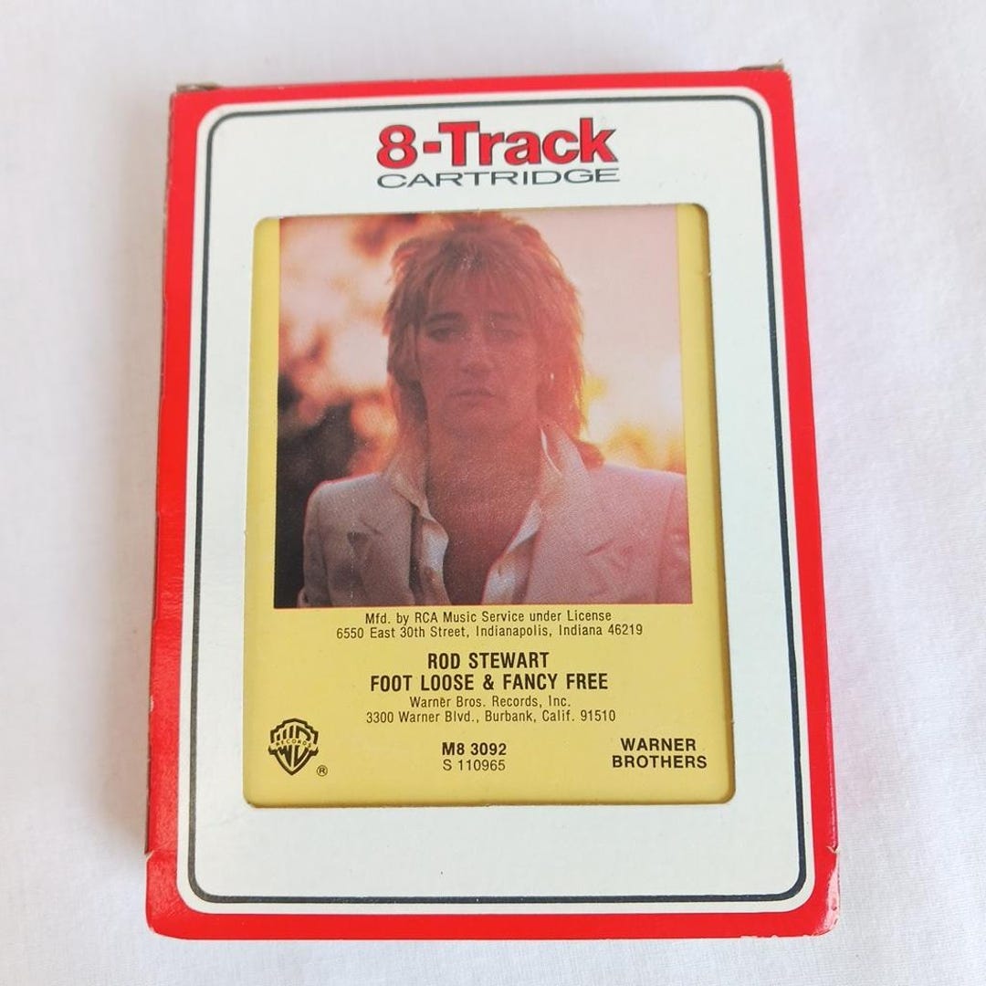 Rod Stewart Foot Loose Fancy Free 8 Track Tape Cartridge 1977 - Etsy