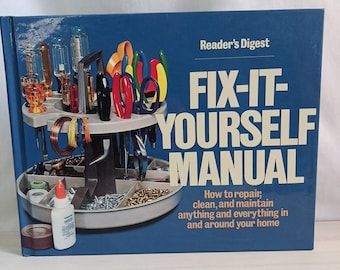 Vintage Reader's Digest Fix It Yourself-handleiding, harde kaft, volledig geïllustreerd, 1988