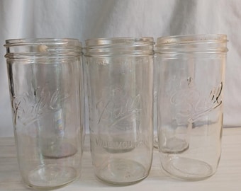 Set Of 6 VTG Ball 24oz Pint-and-a-Half Wide Mouth Jar (Discontinued)
