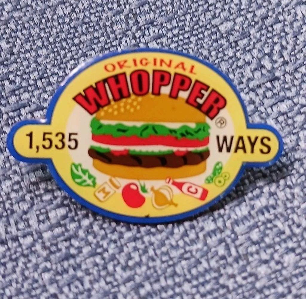 Burger king pin - Etsy 日本
