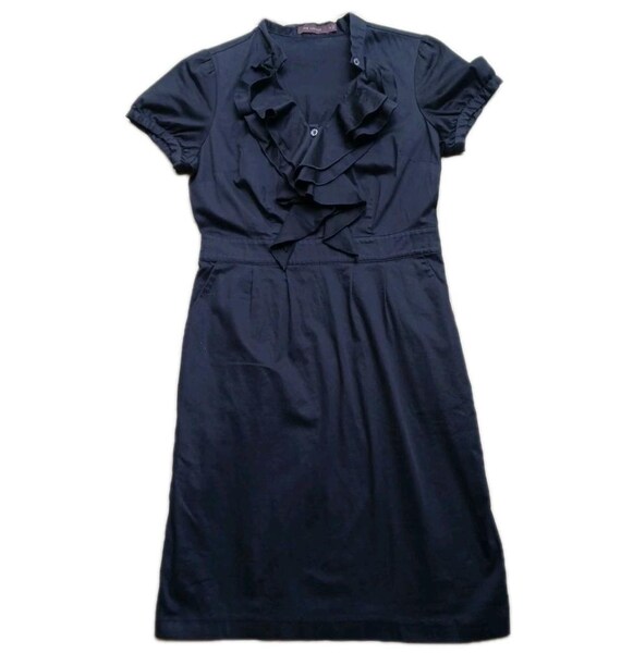 the limited midi dress THE LIMITED Women's Short Sleeve Side Ruched Printed Midi Dress