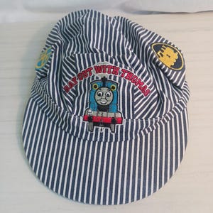 Day Out With Thomas The Train Hat Engineer Conductor Striped Cap Child One Size