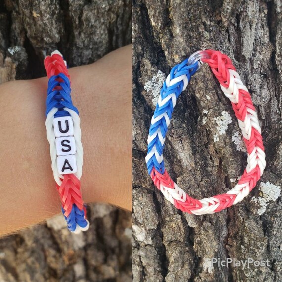 Rainbow Loom Bracelets Etsy