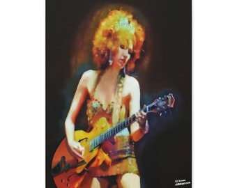 Poison Ivy of the Cramps (Canvas)