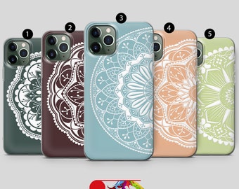 Telefoonhoesje met henna-mandala - Sacred Rites-ontwerp voor iPhone en Samsung - Geschikt voor Google Pixel