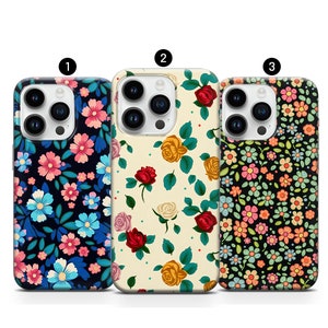 Rose Design case Abstract Flower phone Cover fits iPhone 14 13 12 11 X XR XS 8 SE Samsung S21 S22 A13 A52 A53 A73 Pixel 7 6 5