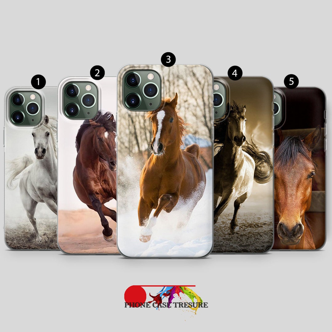 Horse Phone Case Horse Phone Cover Fits iPhone 15 14 13 12 11 Samsung