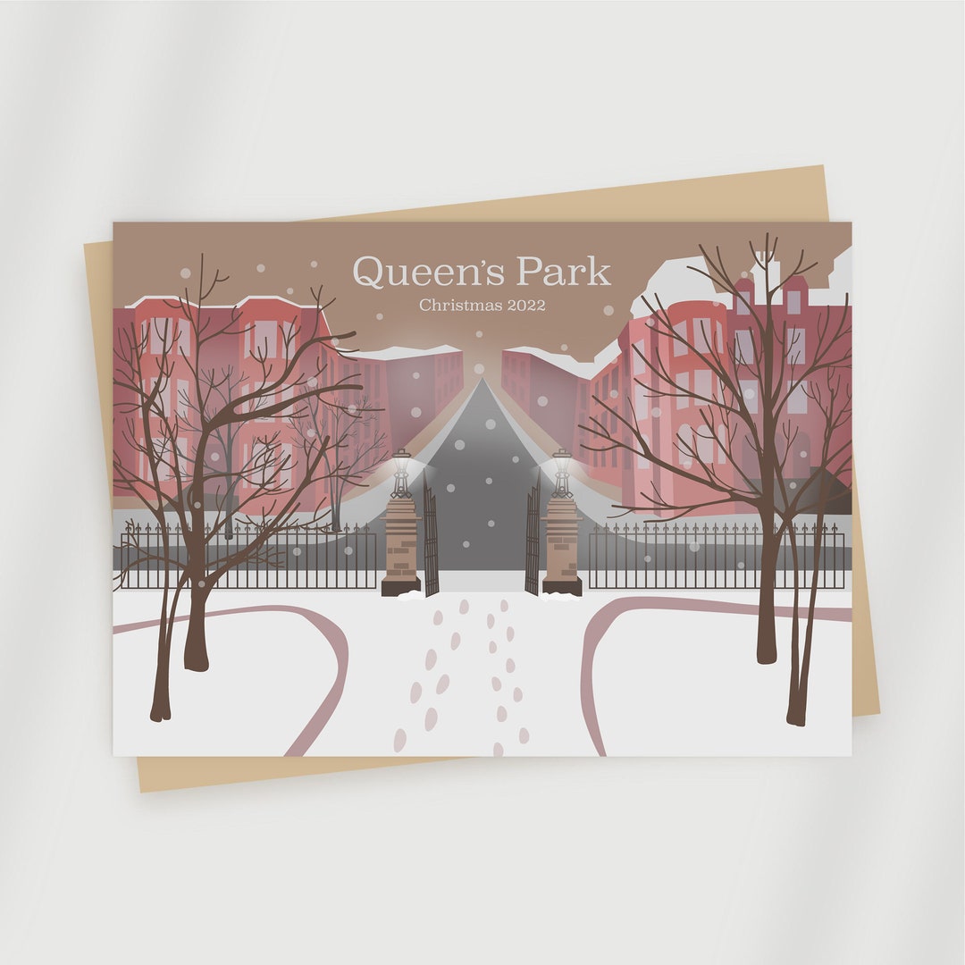 Queen's Park Christmas Cards Glasgow Christmas Cards Etsy