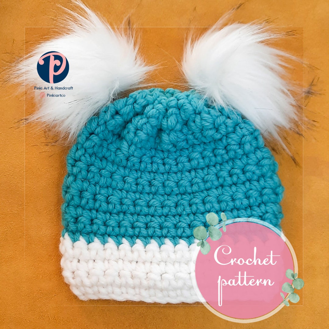 Crochet Beanie Pattern Baby Hat Pattern Winter Hat Pattern Etsy