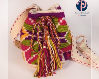 Crochet Bucket Bag Crossbody crochet Bag