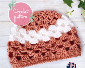Crochet Hat Pattern, Crochet PDF Pattern, Winter Hat Pattern, Woman Hat Pattern, Crochet Pattern