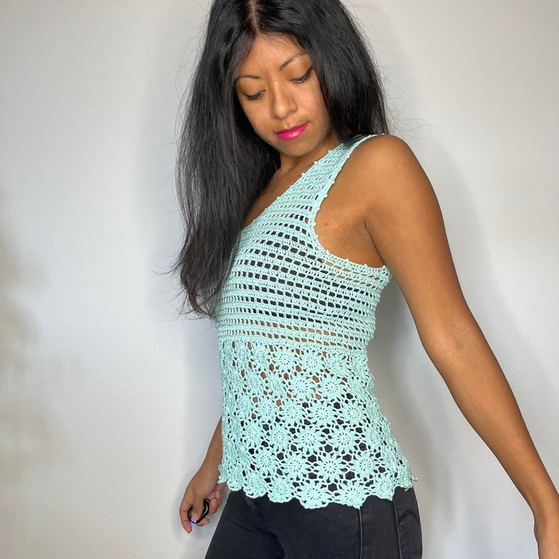 Sleeveless Crochet Top main image 1