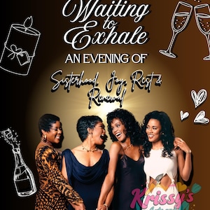 Waiting to Exhale Movie-Themed Chip Bags & Party Signs -Digital Download-