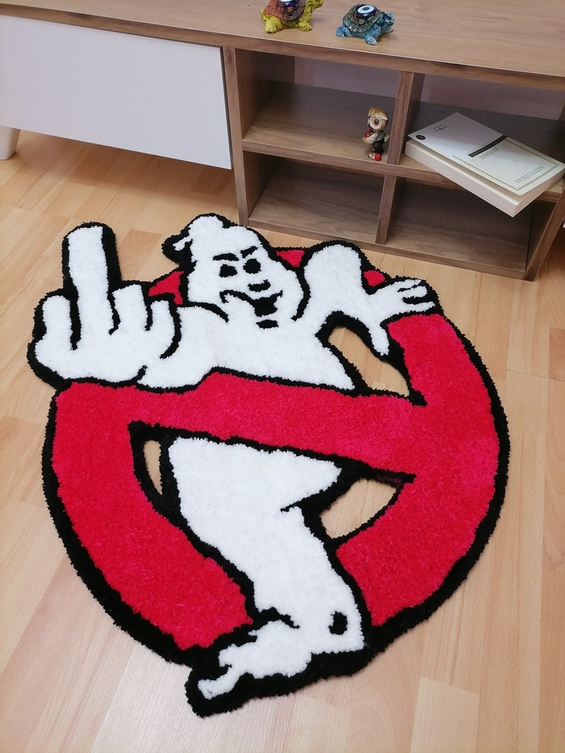 Hypebeast Custom Rug Red White Black Teen Rug Fuck off Rug Etsy