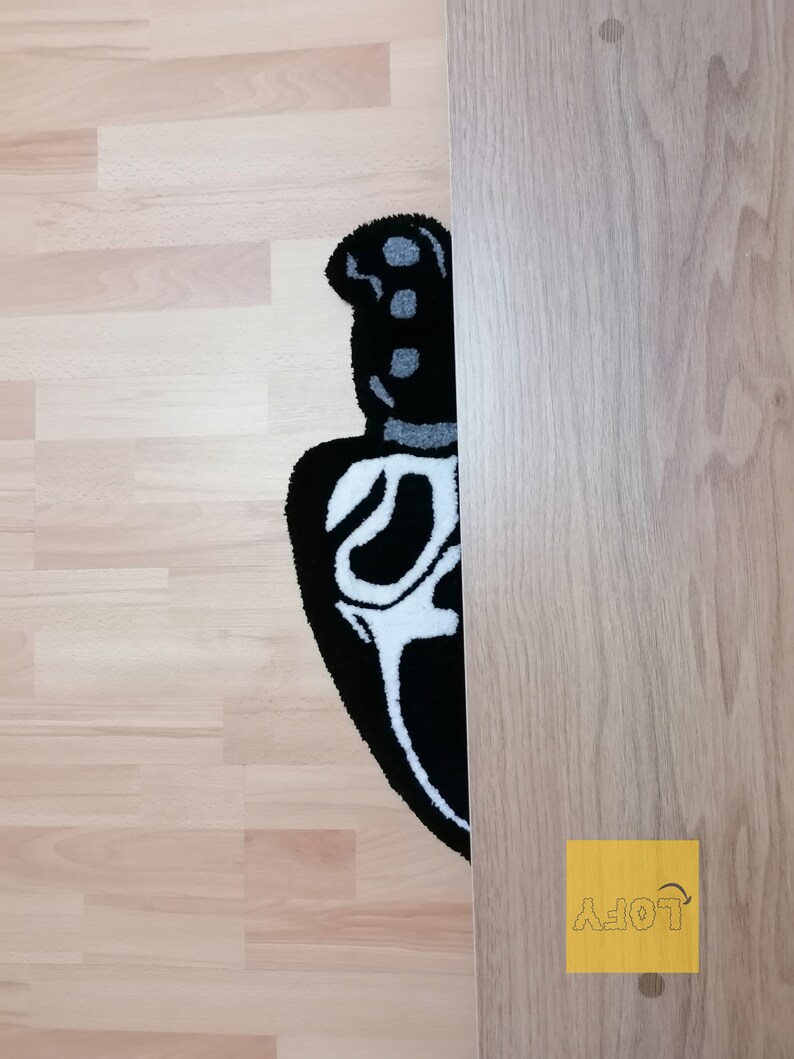 Scream Knife Rug Ghost Face Scary Tufted Horror Movie Etsy