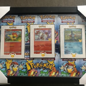 Pokemon handgemaakte presentatie set frame