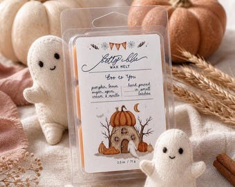 Fall Wax Melts | Pumpkin Soy Wax Melts for Warmers | Halloween Wax Melts | Cozy Autumn Home Fragrance