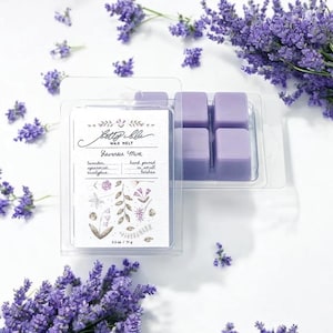 Lavender Wax Melts: Handmade Soy Wax Tarts for Aromatherapy