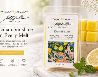 Limoncello Wax Melts | Creamy Lemon Soy Blend for Wax Warmers