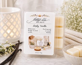 Vanilla Wax Melts for Warmer | Vanilla Buttercream Soy Wax Melts | Bakery Wax Melts