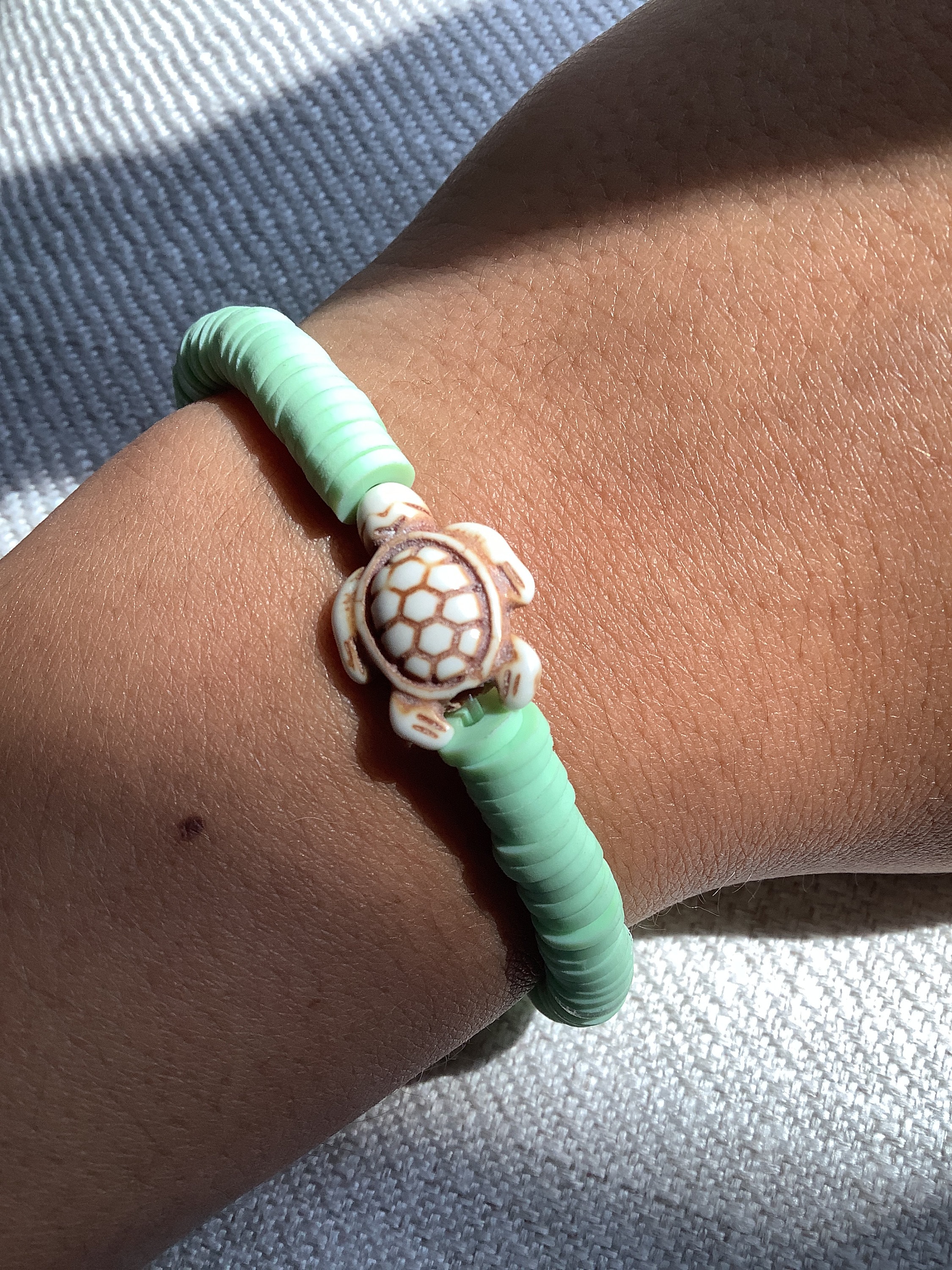 Clay Bead Bracelets Etsy